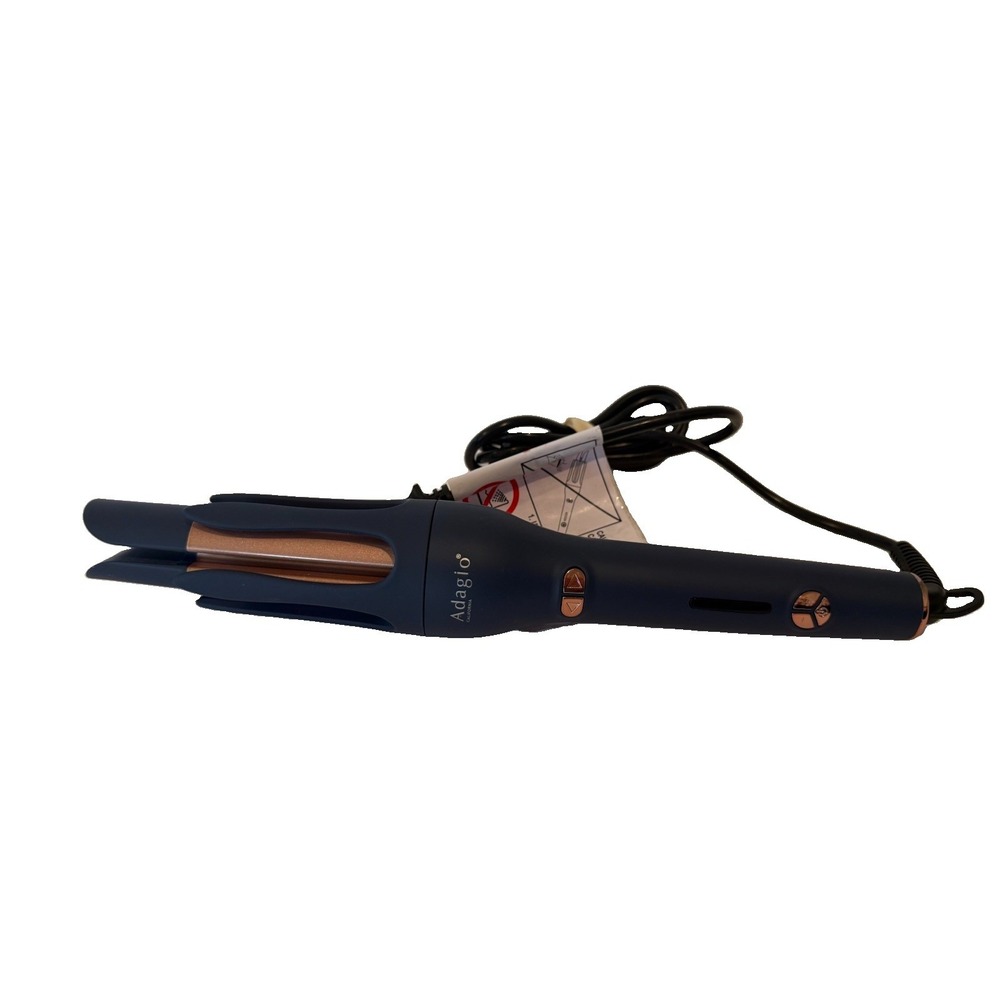 Adagio California Auto Curler Model A30CIAC-M6 Navy Blue Rose Gold Curling Iron